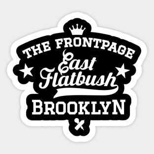 New York Brooklyn - East Flatbush Brooklyn Schriftzug - East Flatbush Logo Sticker